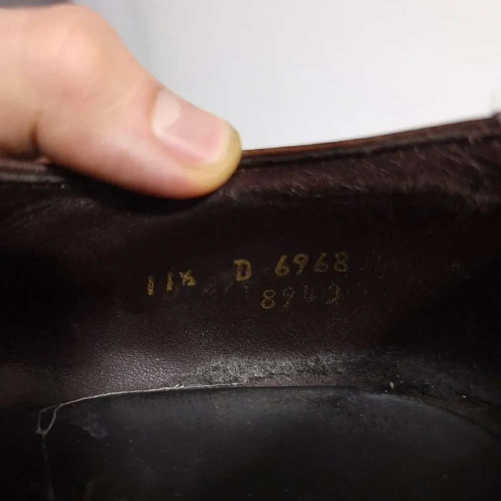 Allen Edmonds Belmont Leather Split Toe Dress Shoes 11.5 Old Money Quiet Luxury